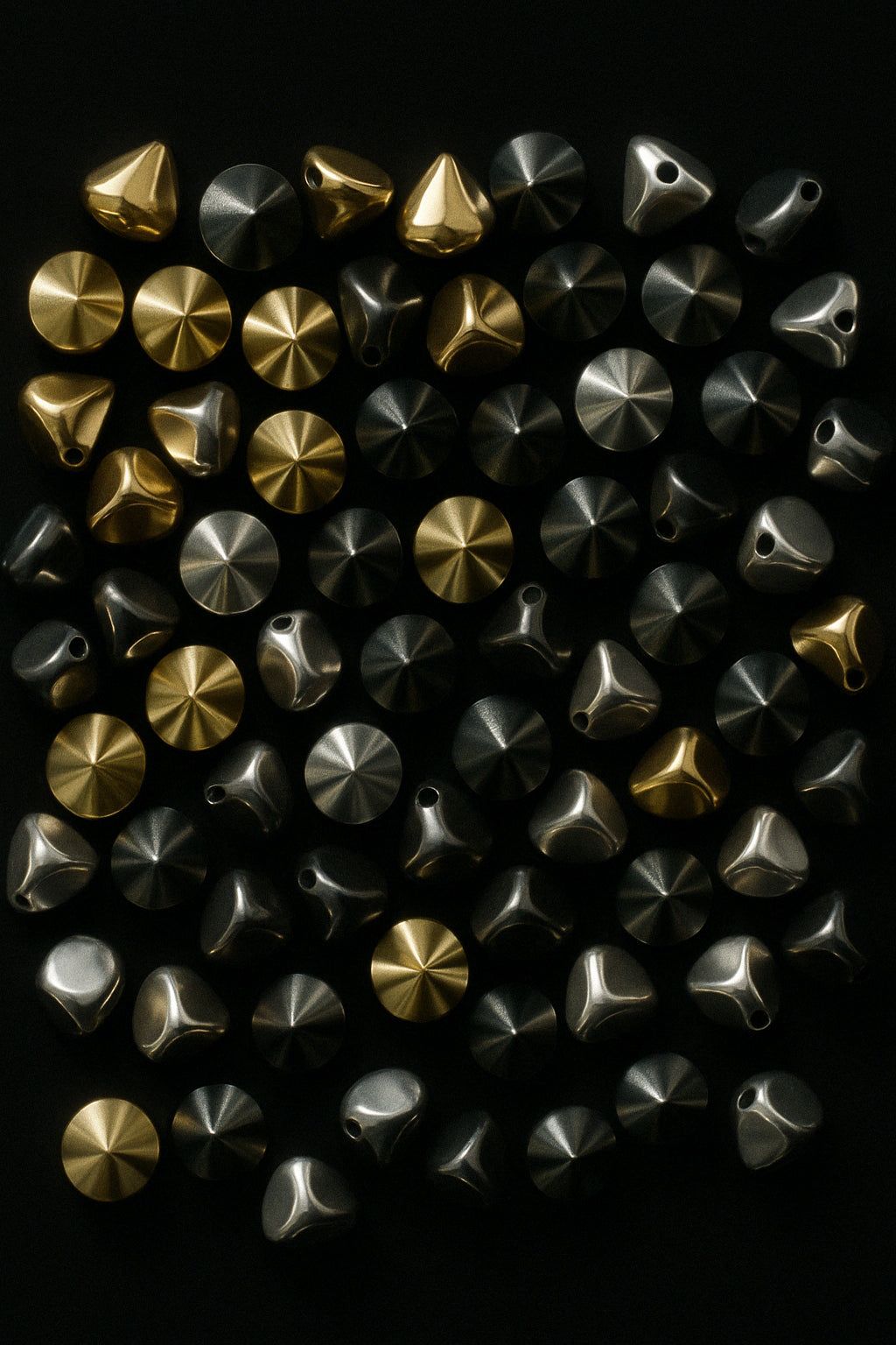 Metallic Spikes - Black Tape Project